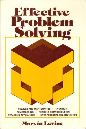 Book Effective problem solving free