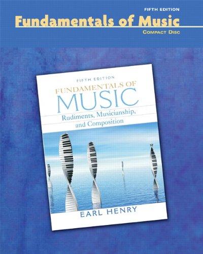 Book CD for Fundamentals of Music: Rudiments, Musicianship, and Composition free