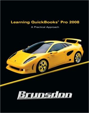 Book Learning Quickbooks Pro 2008: A Practical Approach free