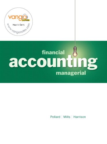 Book Financial And Mangerial Accounting, Chapters 1-24 & Myaccountinglab 12-month Access Code Package Value Pack (includes Finanacial And Managerial ... Managerial Accounting, Study Guide Ch 1-15) free