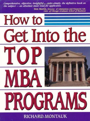 Book How to Get Into the Top MBA Programs free