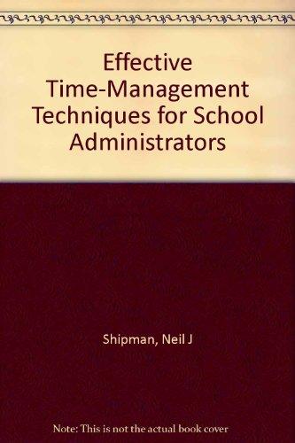 Book Effective Time-Management Techniques for School Administrators free