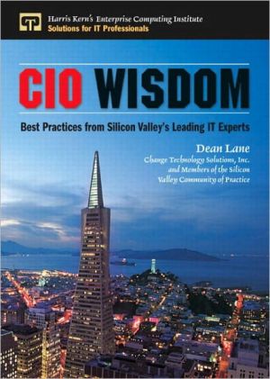 Book CIO Wisdom: Best Practices from Silicon Valley free