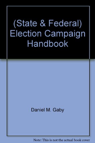 Book (state & Federal) Election Campaign Handbook free