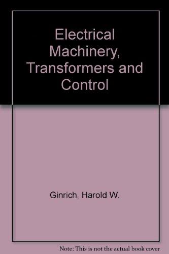 Book Electrical Machinery, Transformers, and Control free
