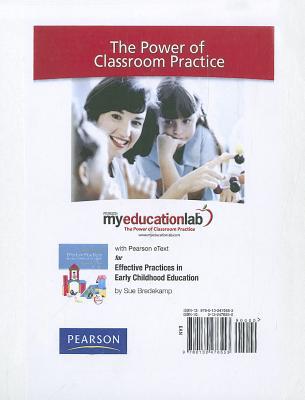 Book Effective Practices in Early Childhood Education Myeducationlab With Pearson Etext Standalone Access Card free