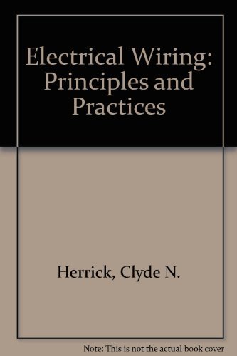 Book Electrical Wiring: Principles And Practices free