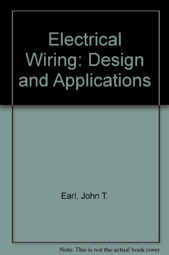 Book Electrical Wiring, Design, and Applications free
