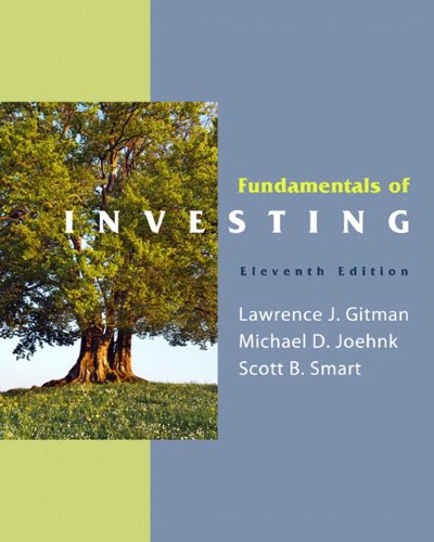 Book Fundamentals of Investing + Myfinance Student Access Code Card free