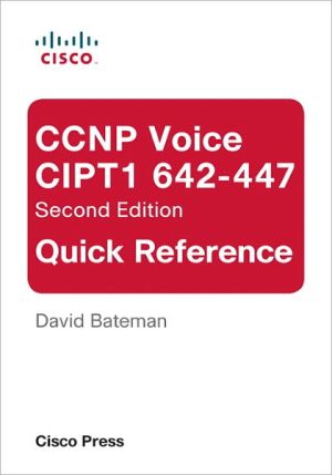 Book CCNP Voice CIPT1 642-447 Quick Reference free