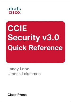 Book CCIE Security v3.0 Quick Reference free