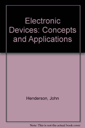 Book Electronic Devices: Concepts And Applications free