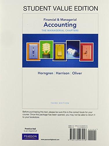 Book Financial & Managerial Accounting Ch 14-24 (Managerial Chapters) free