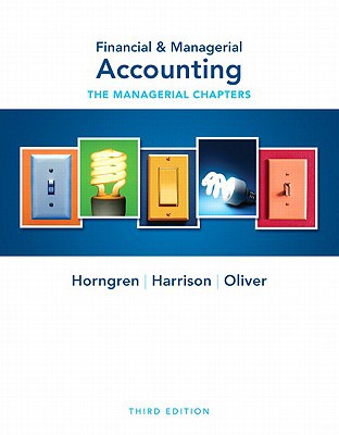Book Financial & Managerial Accounting: The Managerial Chapters free