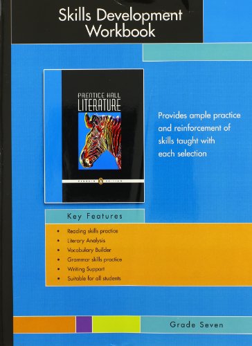 Book PRENTICE HALL LITERATURE PENGUIN LITERATURE SKILLS DEVELOPMENT WORKBOOK GRADE 7 2007C free