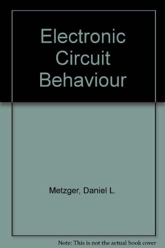 Book Electronic Circuit Behavior free