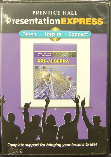 Book Prentice Hall Math Pre-algebra Presentation Express Cd 2007c free