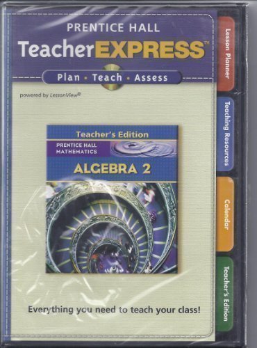 Book Teacher Express For Algebra 2 (2 Cd Set) (prentice Hall Mathematics) free