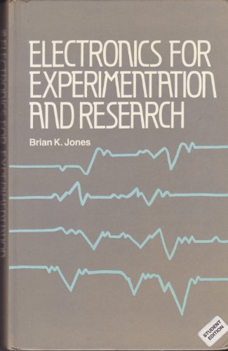 Book Electronics For Experimentation And Research free