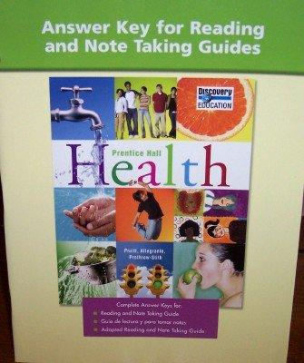 Book Answer Key for Reading and Note Taking Guides (Prentice Hall Health) free