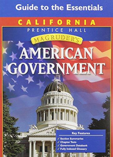 Book Magruder's American Government - California Edition: Guide to the Essentials free