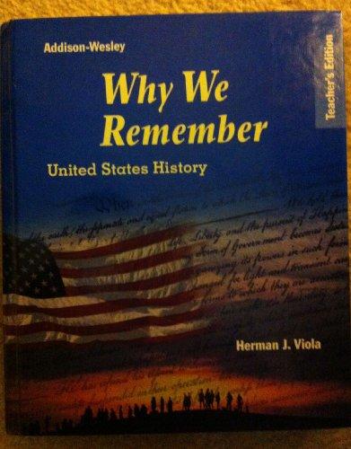 Book Teacher's Edition - Why We Remember: U. S. History (Prentice Hall Classics) free