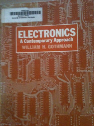 Book Electronics: A Contemporary Approach free