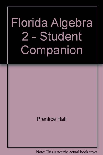 Book Florida Algebra 2 - Student Companion free