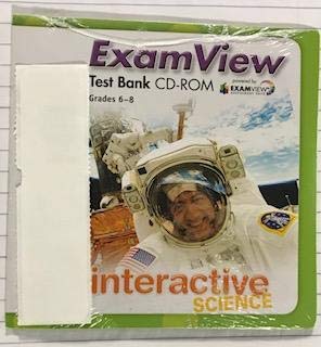 Book Interactive Science Grades 6-8 Examview Test Bank CD-ROM free