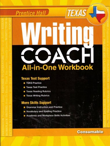 Book Prentice Hall Writing Coach All-in-one Workbook Texas Edition Grade 6 free