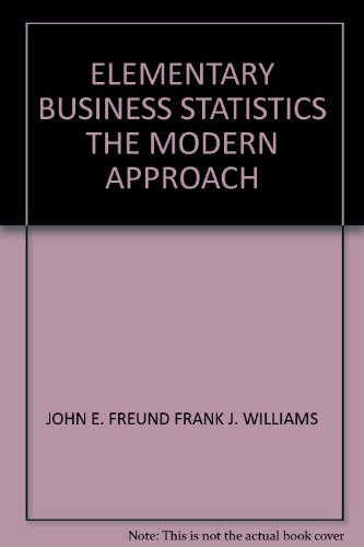 Book Elementary business statistics free