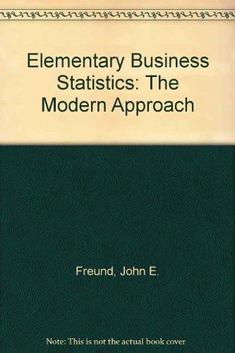 Book Elementary business statistics: The modern approach free