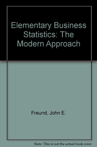 Book Elementary business statistics: The modern approach free