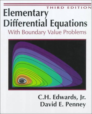 Book Elementary Differential Equations With Boundary Value Problems free