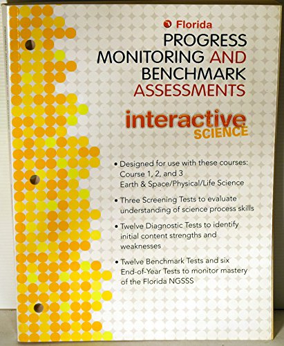 Book Florida Progress Monitoring and Benchmark Assessments (Interactive Science) by Pearson (2012) Paperback free
