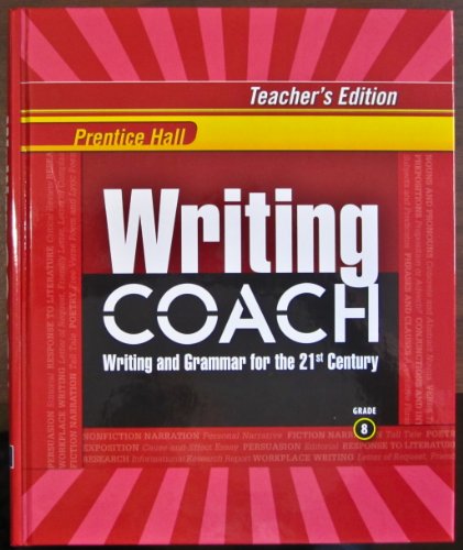 Book Prentice Hall Writing Coach Teachers Edition Grade 8 free