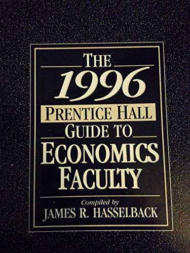 Book The 1996 Prentice Hall guide to economics faculty free