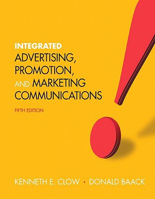 Book Integrated Advertising, Promotion, and Marketing Communications free