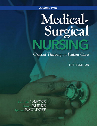 Book Medical-Surgical Nursing: Critical Thinking in Patient Care, Volume 2 (5th Edition) (Medical Surgical Nursing - LeMone) free