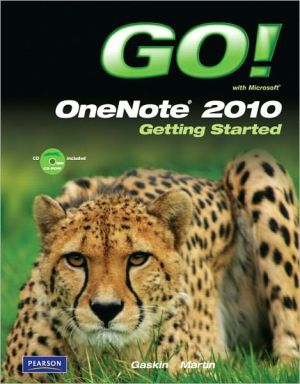 Book GO! with Microsoft OneNote 2010 Getting Started free