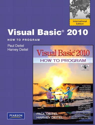 Book Visual Basic 2010 How to Program free