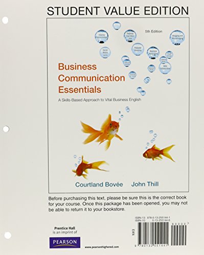 Book Business Communication Essentials free