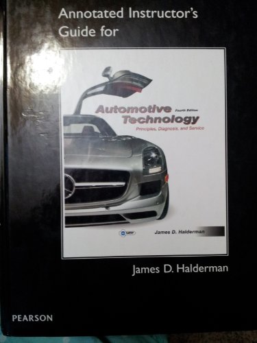 Book Annotated Instructor's Guide for Automotive Technology Principles, Diagnosis, and Service 4th Edition – Hardcover free