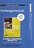 Book Essentials of Organizational Behavior Mymanagementlab Access Code: Includes Pearson Etext (MyManagementLab (access codes)) free