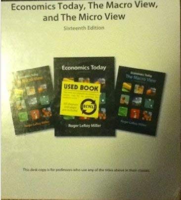 Book Economics Today the Macro View and the Micro View Sixteenth Edition Instructor Edition free