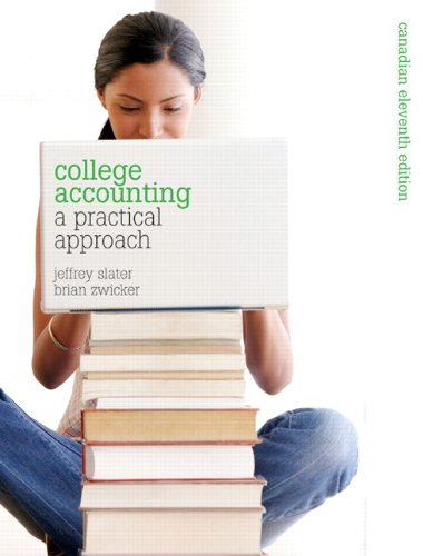 Book College Accounting: A Practical Approach, Eleventh Canadian Edition with MyAccountingLab (11th Edition) free