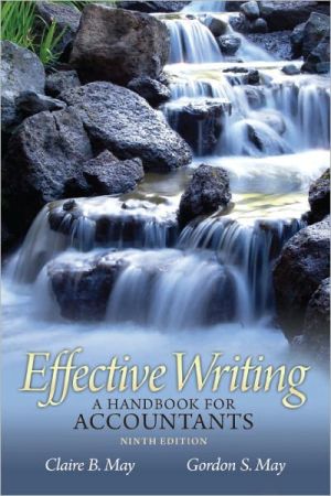Book Effective Writing: A Handbook for Accountants, 9th Edition free
