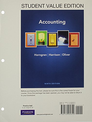 Book Accounting, Student Value Edition (9th Edition) free