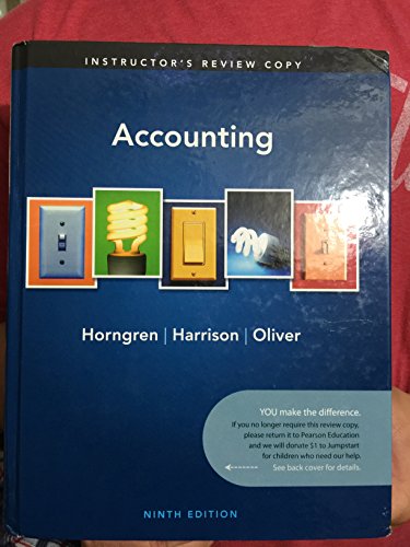Book I.e. Accounting 9th.ed. Hardcover By Horngren free