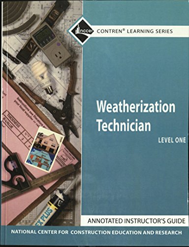 Book Weatherization Technician Level One (NCCER Contren Learning Series) free